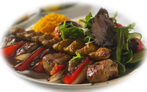 The mixed grill platter at Iran Restaurant, Mayfair